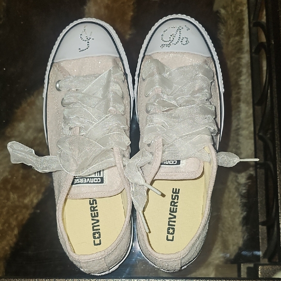 Converse  Glitter Sneakers - Picture 1 of 7